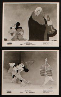 7h514 FANTASIA 9 8x10 stills R63 image of Mickey Mouse & others, Disney musical cartoon classic!