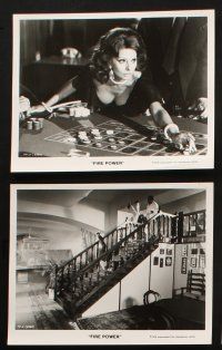 7h515 FIREPOWER 9 8x10 stills '79 Sophia Loren, James Coburn & O.J. Simpson, cool roulette image!