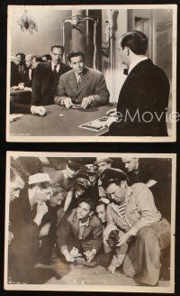 7h841 GILDA 3 8x10 stills '46 Glenn Ford gambling in casino w/ Calleia, & playing dice w/ sailors!