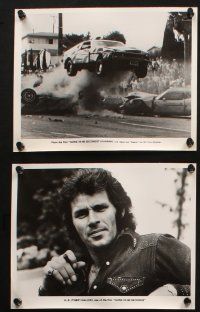 7h517 GONE IN 60 SECONDS 9 8x10 stills '74 H.B. Halicki, cool car images, crime classic!