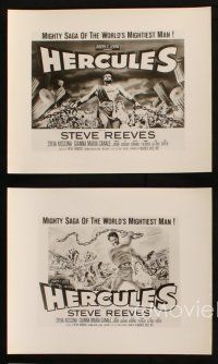 7h732 HERCULES 5 8x10 stills '59 great images of the world's mightiest man Steve Reeves!