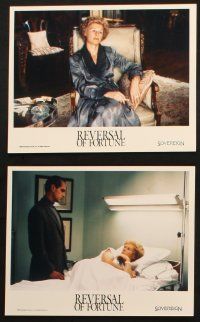 7h119 REVERSAL OF FORTUNE 8 color int'l 8x10 stills '90 Glenn Close, Jeremy Irons, Barbet Schroeder