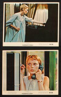7h015 ROSEMARY'S BABY 12 color 8x10 stills '68 John Cassavetes & Mia Farrow, Roman Polanski classic
