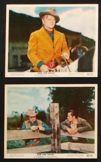 7h016 RUN FOR COVER 12 color 8x10 stills '55 James Cagney, John Derek, directed by Nicholas Ray!