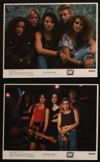 7h167 SATISFACTION 8 8x10 mini LCs '88 cool images of Justine Bateman, early Julia Roberts!