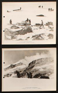 7h586 SCOTT OF THE ANTARCTIC 8 8x11 key book stills '49 John Mills in South Pole expedition!