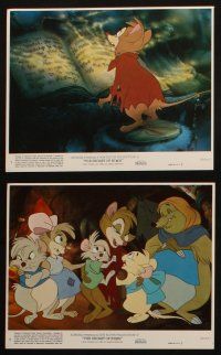 7h188 SECRET OF NIMH 8 8x10 mini LCs '82 Don Bluth, cool mouse fantasy cartoon artwork!