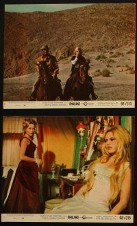 7h206 SHALAKO 8 8x10 mini LCs '68 cool images of Sean Connery & sexy Brigitte Bardot!
