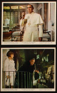 7h003 SHOES OF THE FISHERMAN 16 color 8x10 stills '69 Pope Anthony Quinn, David Janssen, Olivier