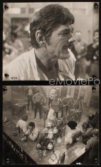 7h891 YOU CAN'T WIN 'EM ALL 3 8x10 stills '70 smoking Charles Bronson and at bar with Tony Curtis!
