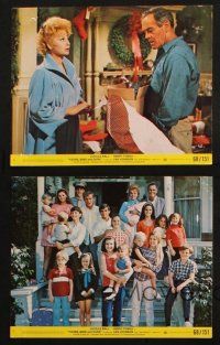 7h258 YOURS, MINE & OURS 5 8x10 mini LCs '68 Henry Fonda, Lucy Ball & their 18 kids!