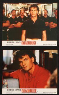 7h129 ROAD HOUSE 8 color English FOH LCs '89 Patrick Swayze is the best bouncer in the business!