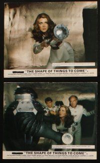 7h209 SHAPE OF THINGS TO COME 8 color English FOH LCs '79 Wells, Jack Palance, Carol Lynley, sci-fi!