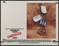 7j487 CATCH 22 1/2sh '70 directed by Mike Nichols, based on the novel by Joseph Heller!