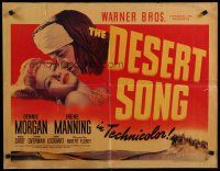 7j513 DESERT SONG style B 1/2sh '44 Oscar Hammerstein II musical, Dennis Morgan, Irene Manning!