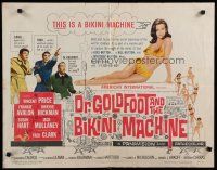 7j522 DR. GOLDFOOT & THE BIKINI MACHINE 1/2sh '65 Vincent Price, sexy bikini machine!