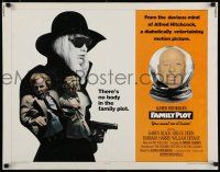 7j528 FAMILY PLOT 1/2sh '76 from the mind of devious Alfred Hitchcock, Karen Black, Bruce Dern!