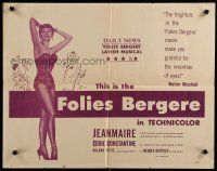 7j535 FOLIES-BERGERE 1/2sh '57 Zizi Jeanmarie & Constantine w/sexy French showgirls!
