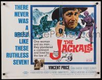 7j589 JACKALS 1/2sh '67 Vincent Price plundering in South Africa with ruthless companions!