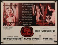 7j608 LOOK BACK IN ANGER 1/2sh '59 Claire Bloom gets between Richard Burton & Mary Ure!