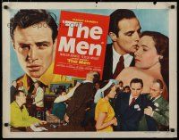 7j635 MEN style B 1/2sh '50 very first Marlon Brando, Jack Webb, directed by Fred Zinnemann!