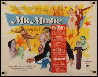 7j652 MR. MUSIC style B 1/2sh '50 Bing Crosby, Groucho Marx, Charles Coburn, Hussey, Robert Stack