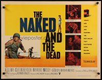 7j654 NAKED & THE DEAD 1/2sh '58 from Norman Mailer's novel, Aldo Ray in World War II!