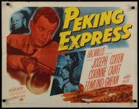 7j683 PEKING EXPRESS style A 1/2sh '51 Joseph Cotten in China, directed by William Dieterle!