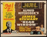 7j705 REAR WINDOW 1/2sh R62 Alfred Hitchcock, art of voyeur Jimmy Stewart & sexy Grace Kelly!
