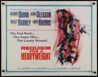 7j709 REQUIEM FOR A HEAVYWEIGHT 1/2sh '62 Anthony Quinn, Jackie Gleason, Mickey Rooney, boxing!