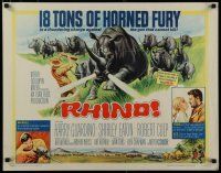 7j712 RHINO 1/2sh '64 Robert Culp & Shirley Eaton risk their lives in Africa to save it!