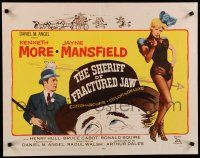 7j745 SHERIFF OF FRACTURED JAW 1/2sh '59 sexy burlesque Jayne Mansfield, sheriff Kenneth More!