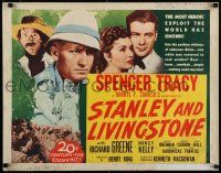 7j767 STANLEY & LIVINGSTONE 1/2sh R46 Spencer Tracy as the explorer of unknown Africa!