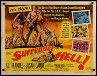 7j777 SURRENDER-HELL 1/2sh '59 the shock-filled diary of Lieutenant Donald Blackburn in WWII!
