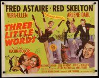7j804 THREE LITTLE WORDS style A 1/2sh '50 Fred Astaire, Red Skelton & sexy dancing Vera-Ellen!