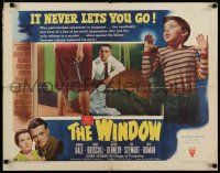 7j844 WINDOW style A 1/2sh '49 imagination was not what held Bobby Driscoll fear-bound by window!