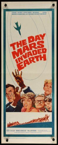 7j083 DAY MARS INVADED EARTH insert '63 their bodies & brains were destroyed by alien super-minds!