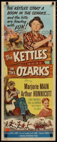 7j225 KETTLES IN THE OZARKS insert '56 Marjorie Main as Ma brews up a roaring riot in the hills!