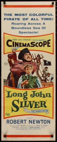 7j262 LONG JOHN SILVER insert '54 Robert Newton as the most colorful pirate of all time!