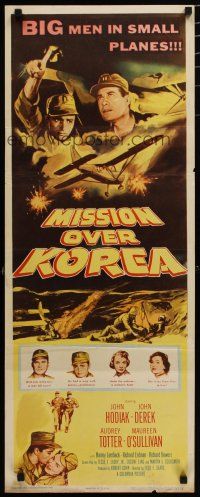 7j297 MISSION OVER KOREA insert '53 big men in small planes, cool art of spotter plane!
