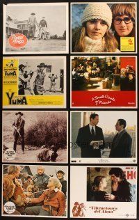 7m022 LOT OF 160 LOBBY CARDS '60s-90s great scenes from a variety of different movies!