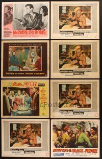 7m039 LOT OF 66 LOBBY CARDS '50s-70s incomplete sets from a variety of different movies!