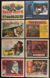 7m032 LOT OF 98 LOBBY CARDS '50s-80s Licence to Kill, Isle of Sin, The Nanny & many more!