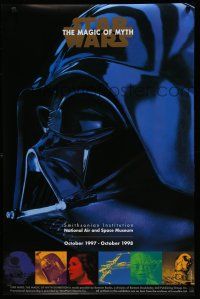 7r073 STAR WARS: THE MAGIC OF MYTH set of 2 23x35 museum exhibition posters '97 at the Smithsonian!