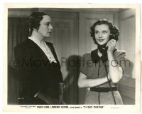 7s031 21 DAYS TOGETHER 8x10.25 still '40 great close up of prety Vivien Leigh talking on phone!