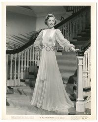 7s078 BARBARA STANWYCK 8x10.25 still '48 full-length wearing cool gown from B.F.'s Daughter!