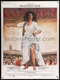 7t516 CARMEN French 1p '84 Francesco Rosi, Placido Domingo, great Landi art of Carmen!