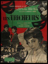 7t525 CHEATERS style B French 1p '58 Marcel Carne's Les Tricheurs, aimless teens in post-WWII France