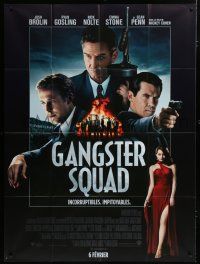 7t593 GANGSTER SQUAD advance French 1p '13 Josh Brolin, Ryan Gosling, Sean Penn, sexy Emma Stone!