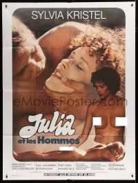 7t654 JULIA French 1p '74 Der Liebesschuler, naked Sylvia Kristel, tennis players make love!